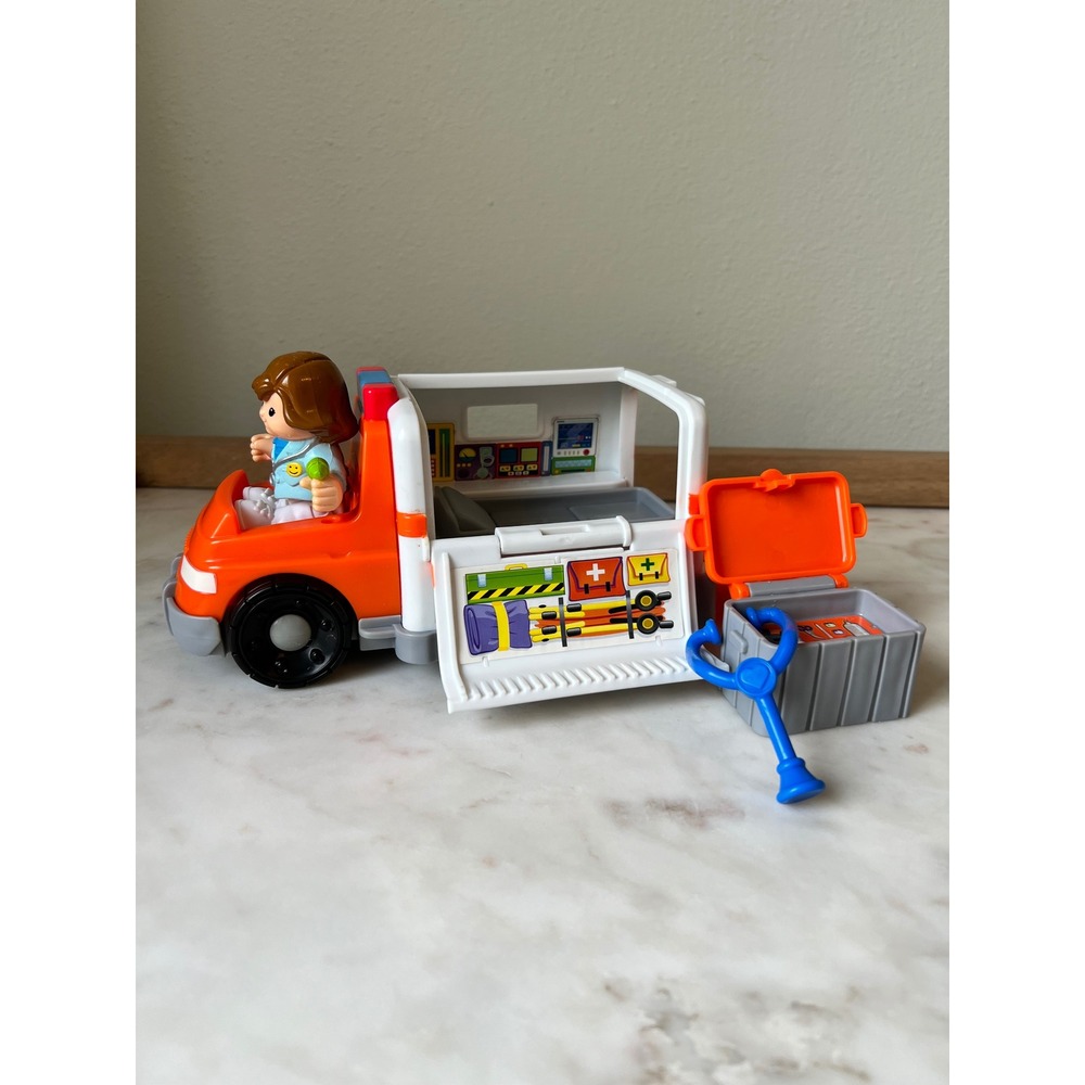 Fisher-Price Little People Rescue Medic Ambulance HTF 2008